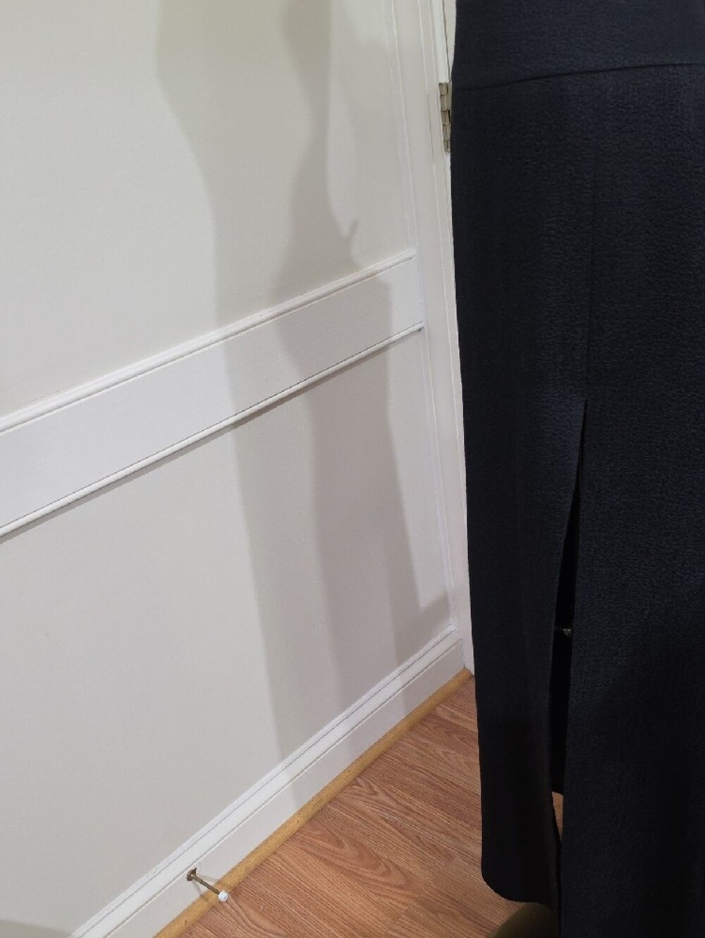 VINTAGE Linda Allard Ellen Tracy Textured Crinkle Maxi Skirt - Size 14 - Picture 2 of 7